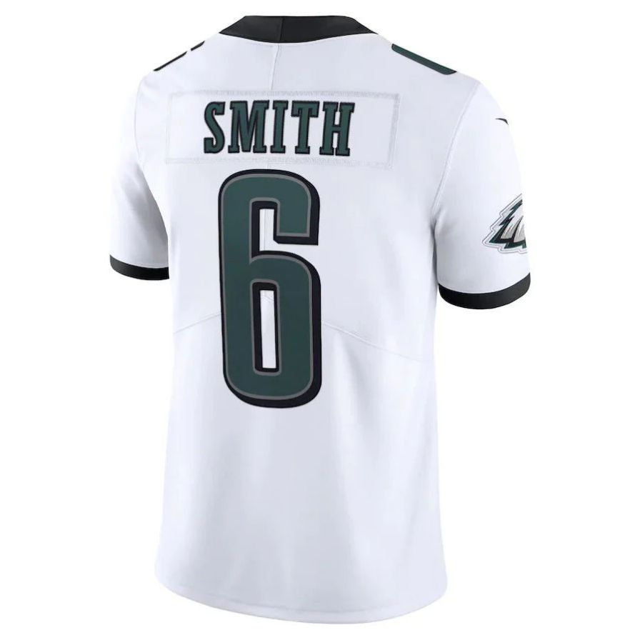 P.Eagles #6 DeVonta Smith White Vapor Limited Player Jersey Stitched American Football Jerseys football jersey product view 1