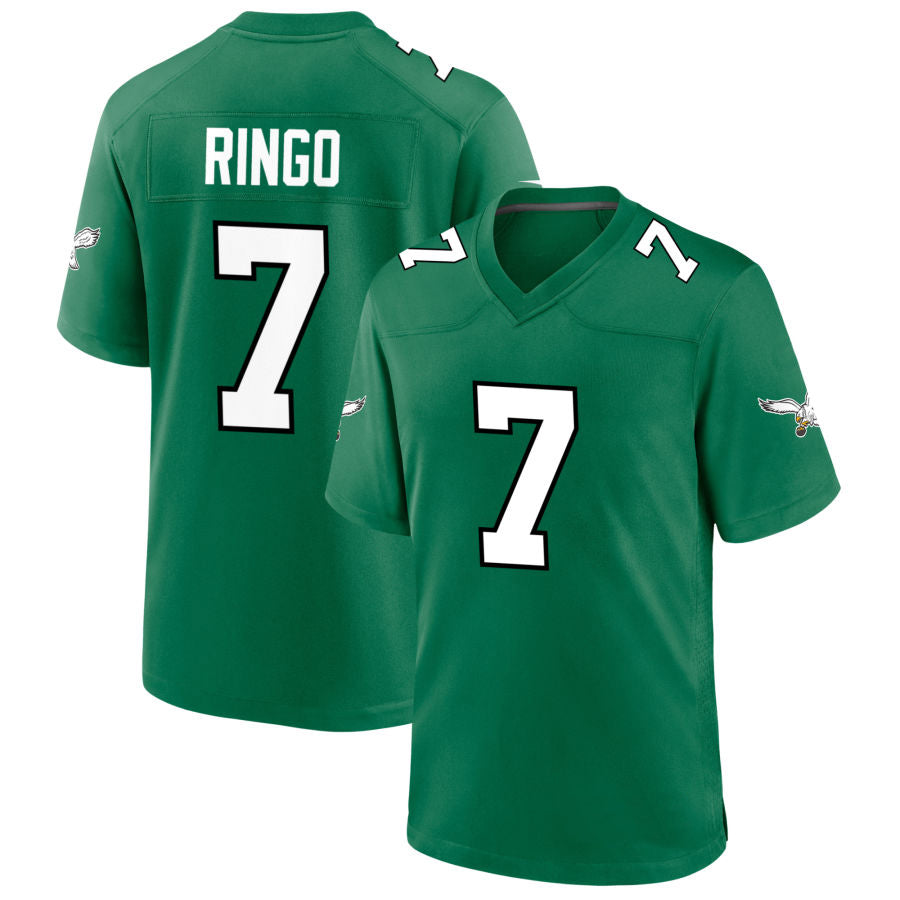 P.Eagles #7 Kelee Ringo Player Kelly Green Alternate Game Football Jerseys football jersey product view 1