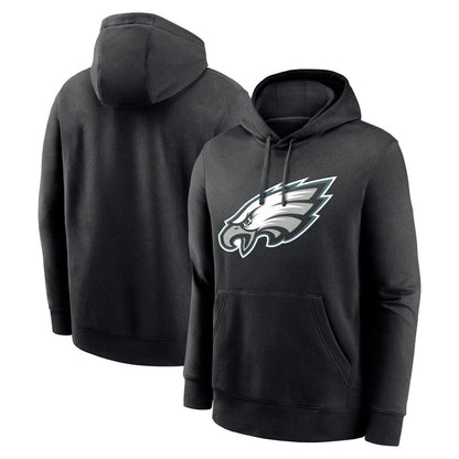 P.Eagles Blank Player Midnight Black Fashion Pullover Hoodie Football Jerseys football jersey product view 1
