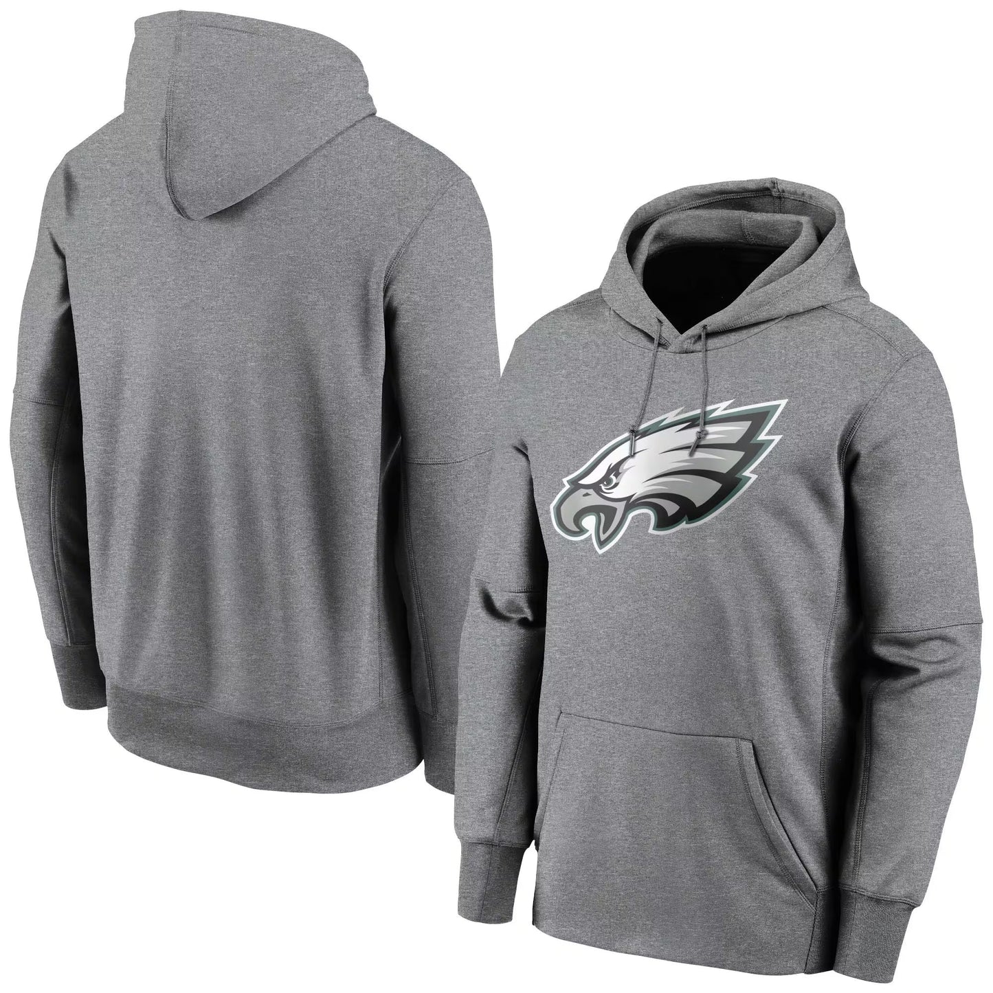 P.Eagles Blank Player Midnight Gray Pullover Hoodie Football Jerseys football jersey product view 1