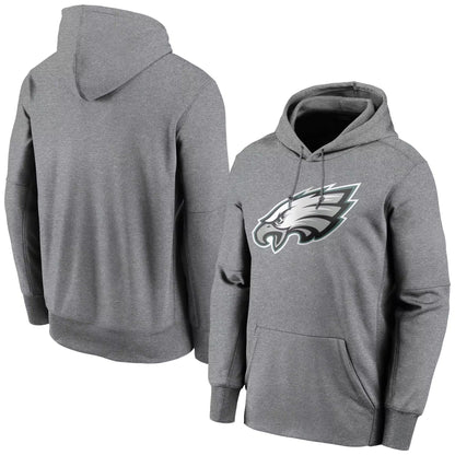 P.Eagles Blank Player Midnight Gray Pullover Hoodie Football Jerseys football jersey product view 1