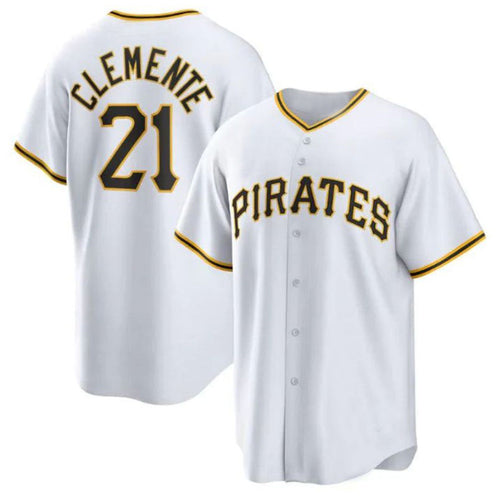 P.Pirates #21 Roberto Clemente Player Gray Throwback Cooperstown Limited Baseball Jerseys baseball jersey product view 1