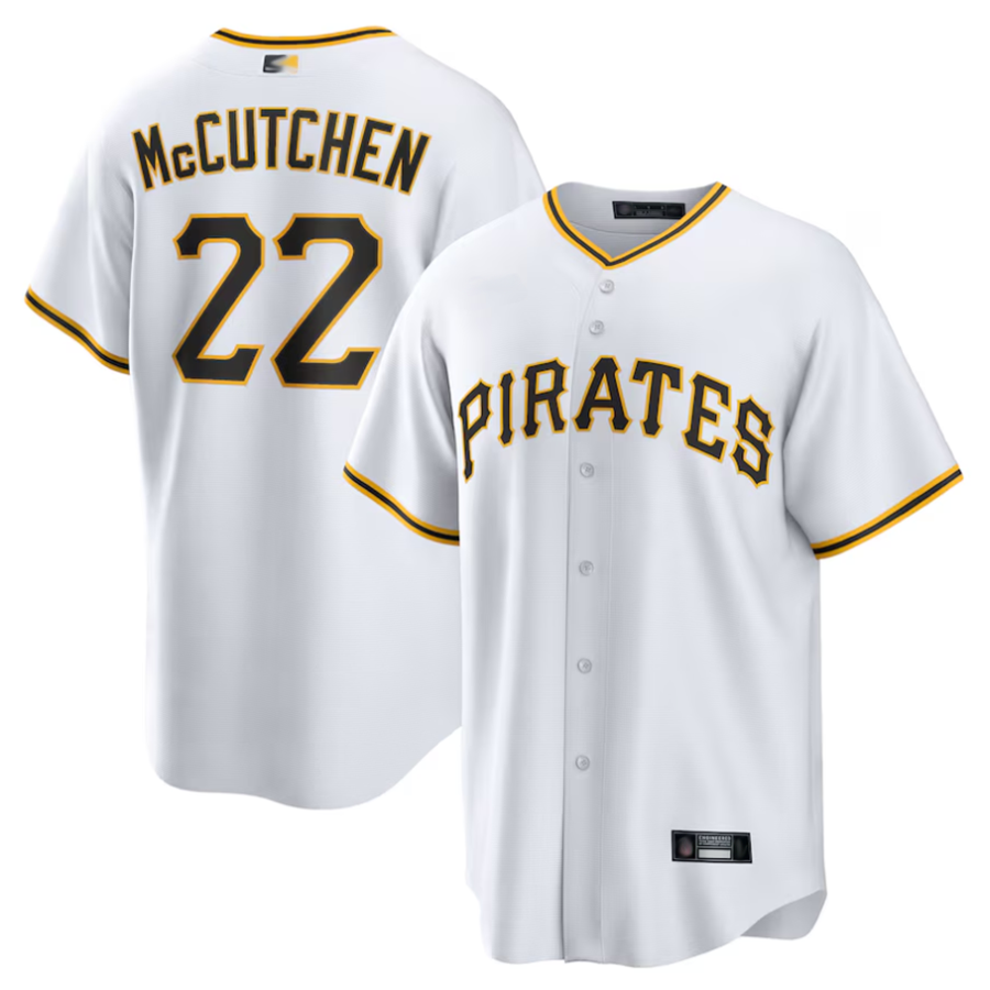 P.Pirates #22 Andrew McCutchen Player White Replica Baseball Jerseys baseball jersey product view 1