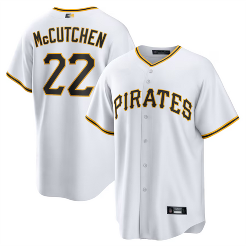 P.Pirates #22 Andrew McCutchen Player White Replica Baseball Jerseys baseball jersey product view 1