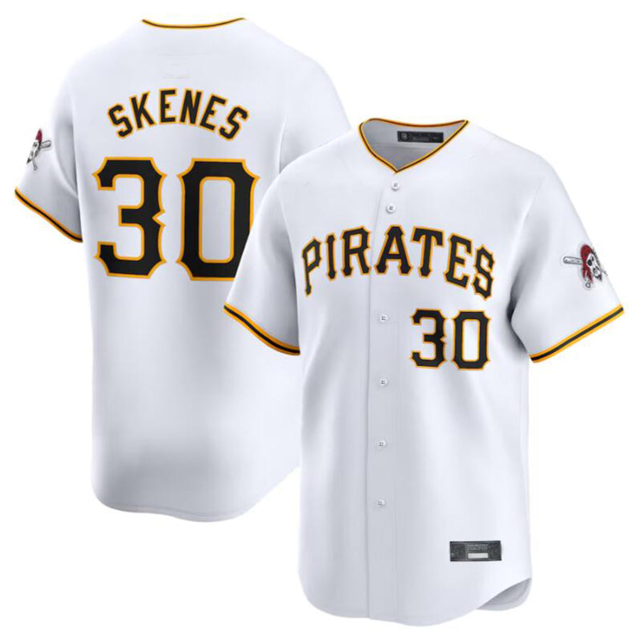 P.Pirates #30 Paul Skenes Player White Home Limited Stitched Baseball Jerseys baseball jersey product view 1