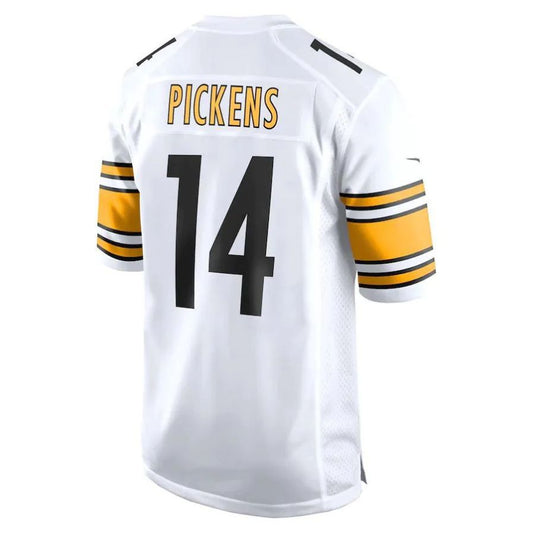 #14 George Pickens Player P.Steelers White Game Football Jerseys football jersey product view 1