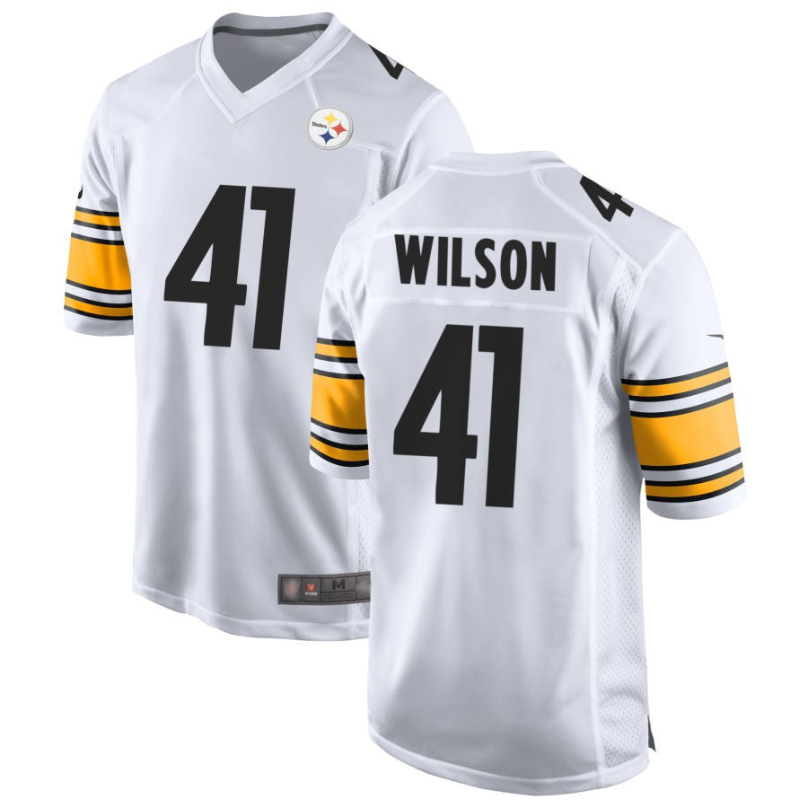 P.Steelers #41 Payton Wilson Player White Home Game Football Jerseys football jersey product view 1