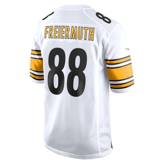 #88 Pat Freiermuth Player P.Steelers White Game Football Jerseys football jersey product view 1
