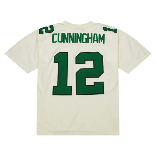 P.Eagles #12 Randall Cunningham Chainstitch Legacy Player Jersey - Cream Stitched American Football Jerseys football jersey product view 1