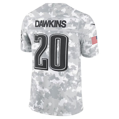 P.Eagles #20 Brian Dawkins Player Arctic Camo Salute to Service Limited Stitched American Football Jerseys football jersey product view 1