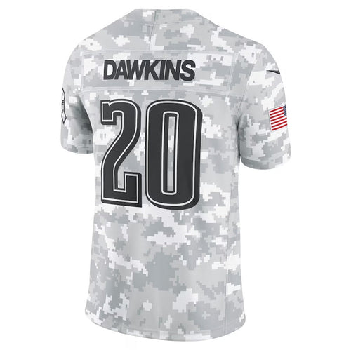 P.Eagles #20 Brian Dawkins Player Arctic Camo Salute to Service Limited Stitched American Football Jerseys football jersey product view 1