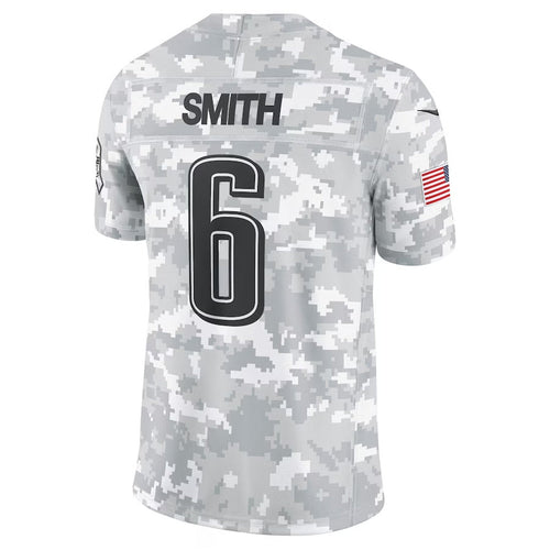 P.Eagles #6 DeVonta Smith Player Arctic Camo Salute to Service Limited Stitched American Football Jerseys football jersey product view 1