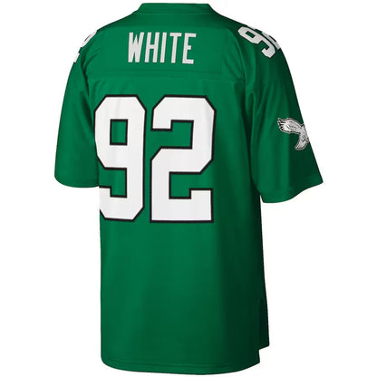 P.Eagles #92 Reggie White Player 1990 Retired Player Replica Game Jersey - Kelly Green Stitched American Football Jerseys football jersey product view 1