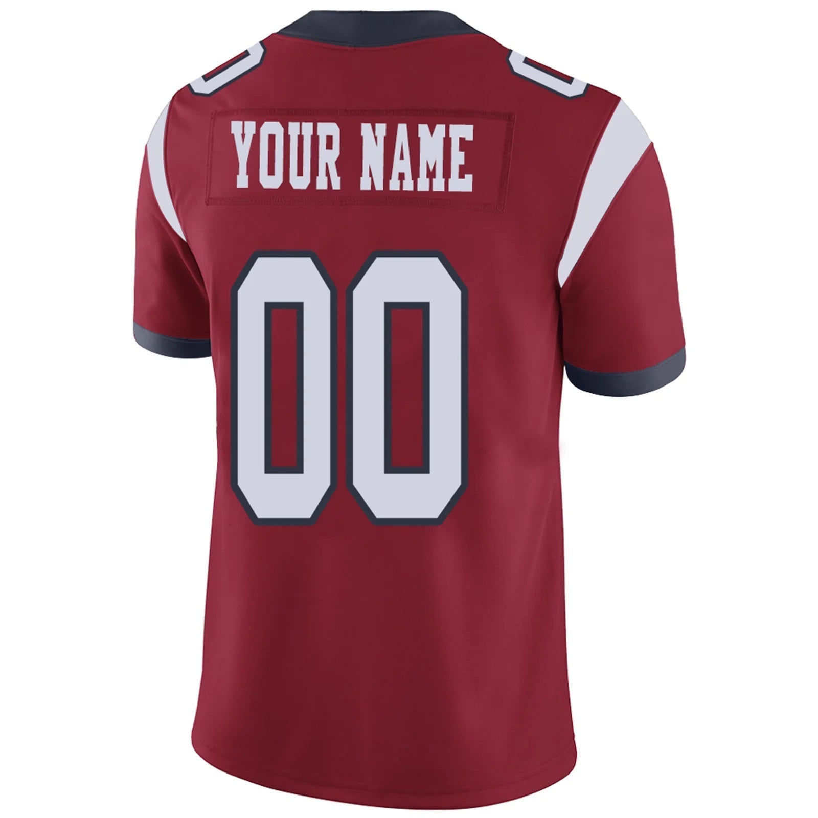 Custom H.Texans Red Personalized Design Your Own Name and Number for Men Women Youth Jerseys football jersey product view 4