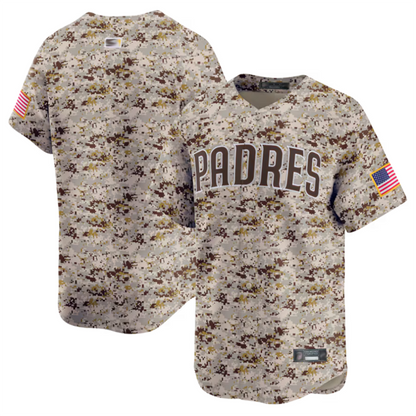 S.Diego Padres Blank Player Camo Home Limited Baseball Jerseys baseball jersey product view 1
