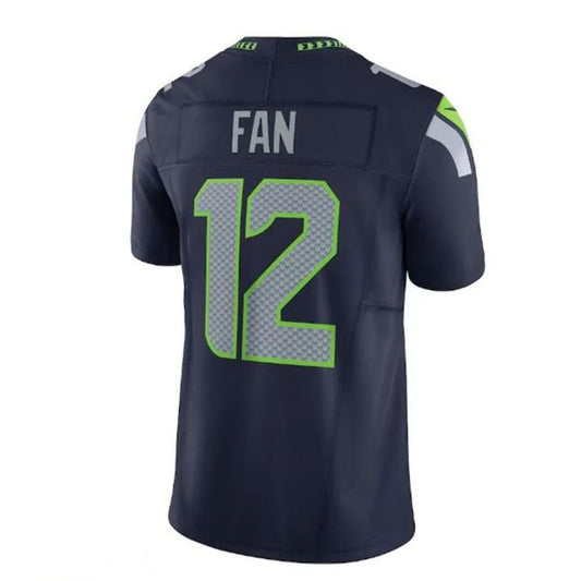 #12 12th Fan Player S.Seahawks Navy Vapor F.U.S.E. Limited Football Jerseys football jersey product view 1