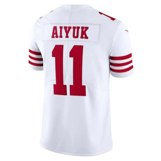 #11 Brandon Aiyuk Player SF.49ers White Vapor F.U.S.E. Limited Football Jerseys football jersey product view 1