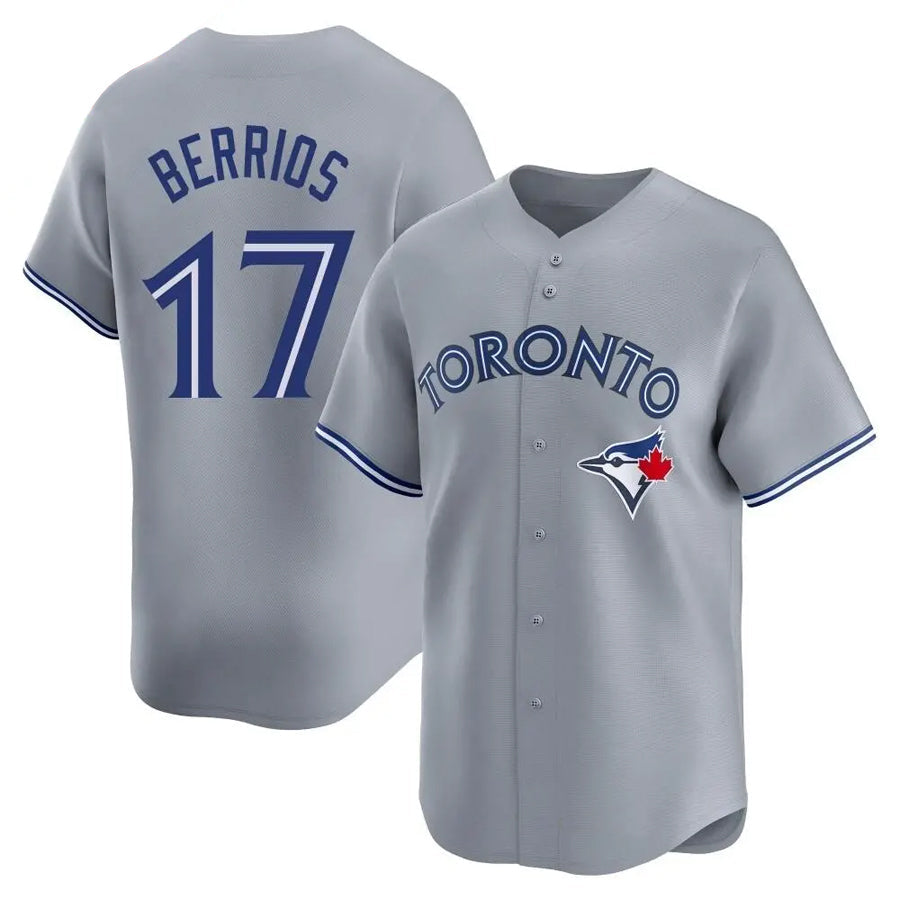 T.Blue Jays #17 Jose Berrios Player Gray Replica Home Game Baseball Jerseys baseball jersey product view 1
