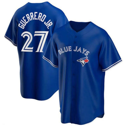 T.Blue Jays #27 Vladimir Guerrero Jr. Player Replica Royal Baseball Jerseys baseball jersey product view 1