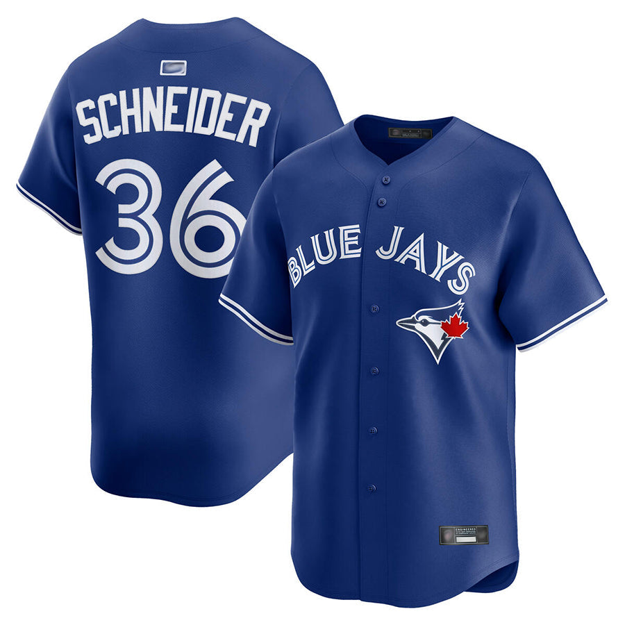 T.Blue Jays #36 Davis Schneider Player Royal Limited Baseball Jerseys baseball jersey product view 1