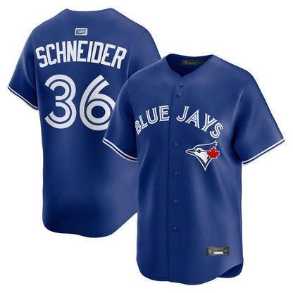 T.Blue Jays #36 Davis Schneider Player Royal Limited Baseball Jerseys baseball jersey product view 1
