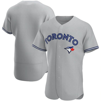 T.Blue Jays Blank Player Gray Road Team Limited Baseball Jerseys baseball jersey product view 1