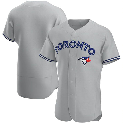 T.Blue Jays Blank Player Gray Road Team Limited Baseball Jerseys baseball jersey product view 1