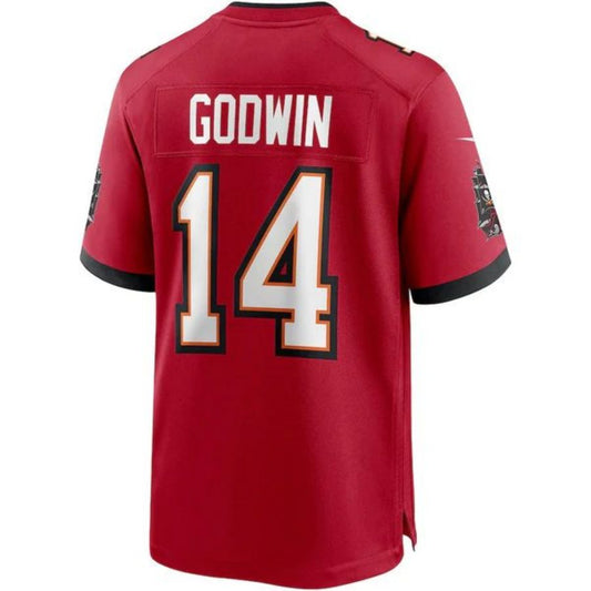 #14 Chris Godwin Player TB.Buccaneers Red Game Football Jerseys football jersey product view 1