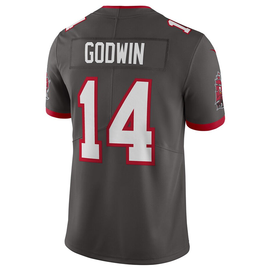 TB.Buccaneers #14 Chris Godwin Jr. Player Pewter Vapor Limited Football Jerseys football jersey product view 1