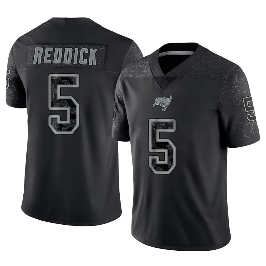 TB.Buccaneers #5 Haason Reddick Player Black REFLECTIVE Limited Football Jerseys football jersey product view 1