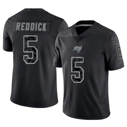 TB.Buccaneers #5 Haason Reddick Player Black REFLECTIVE Limited Football Jerseys football jersey product view 1