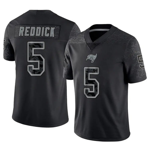 TB.Buccaneers #5 Haason Reddick Player Black REFLECTIVE Limited Football Jerseys football jersey product view 1
