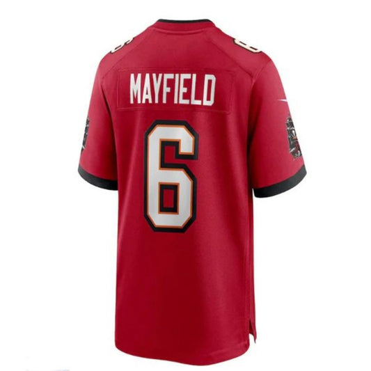 #6 Baker Mayfield Player TB.Buccaneers Red Game Football Jerseys football jersey product view 1