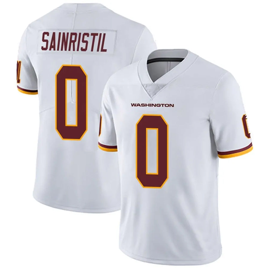 W.Commanders #0 Mike Sainristil Player White Vapor Untouchable Limited Football Jerseys football jersey product view 1