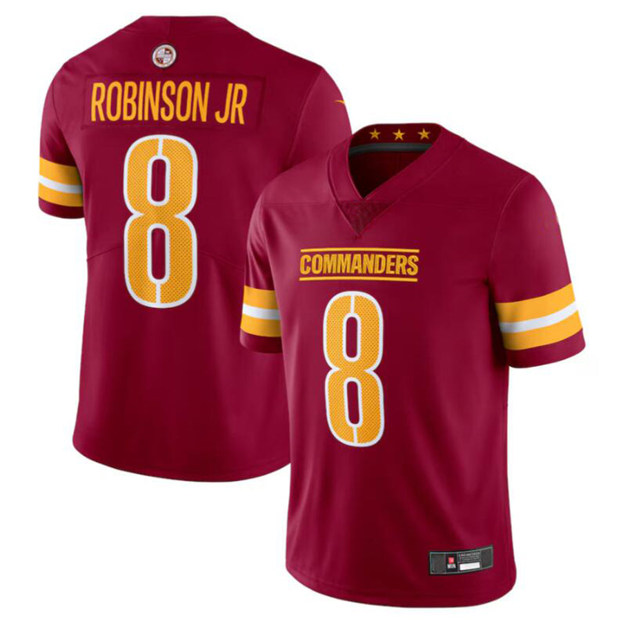 W.Commanders #8 Brian Robinson Jr. Player Burgundy Vapor Untouchable Limited Football Jerseys football jersey product view 2