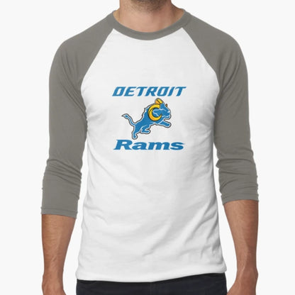 Detroit Rams T-Shirt - Casual Everyday Wear for Adults - T-Shirt, Sweatshirt, Hoodie