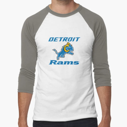 Detroit Rams T-Shirt - Casual Everyday Wear for Adults - T-Shirt, Sweatshirt, Hoodie