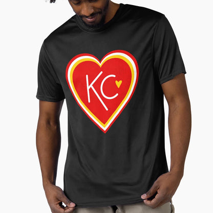 Kc Love Red Yellow T-Shirt - Trendy Graphic for Adults - T-Shirt, Sweatshirt, Hoodie