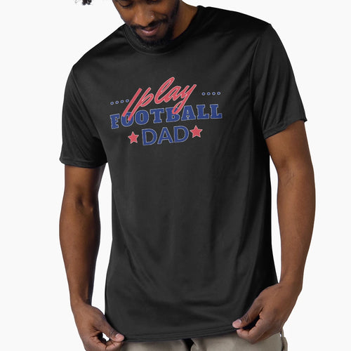 I Play Football Dad T-Shirt - Minimalist Print Unisex - T-Shirt, Sweatshirt, Hoodie