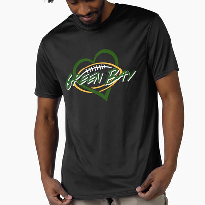 Green Bay Wisconsin T-Shirt - Fun Novelty Design for Adults - T-Shirt, Sweatshirt, Hoodie