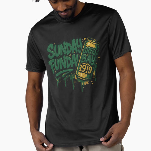 Sunday Funday Game Day Green Bay T-Shirt - Casual Everyday Wear Unisex - T-Shirt, Sweatshirt, Hoodie