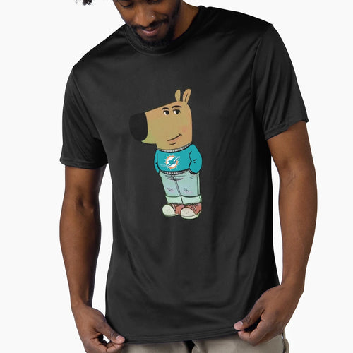Miami Dophins Just Chill Guy Meme T-Shirt - Fun Novelty Design Men Women - T-Shirt, Sweatshirt, Hoodie