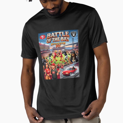 49Ers Versus Raiders Battle Bay T-Shirt - Unique Graphic Men Women - T-Shirt, Sweatshirt, Hoodie