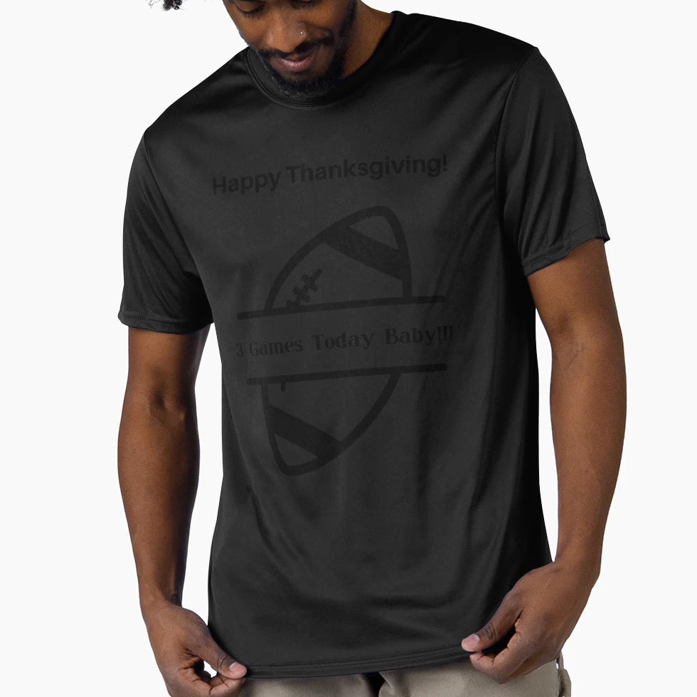 Funny Thanksgiving Football Fan 3 T-Shirt - Casual Everyday Wear Unisex - T-Shirt, Sweatshirt, Hoodie