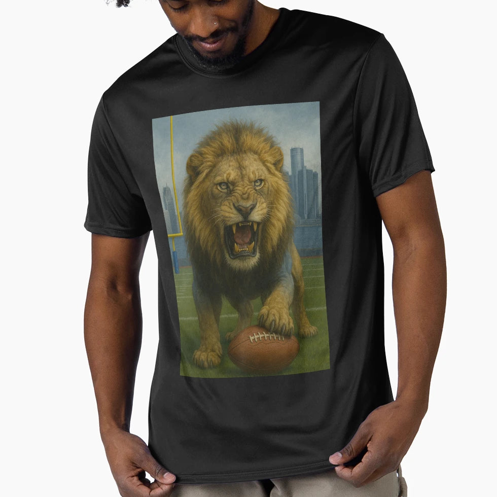 Detroit Football V7 T-Shirt - Trendy Graphic Unisex - T-Shirt, Sweatshirt, Hoodie