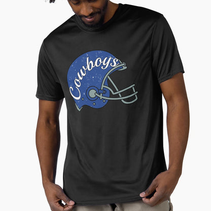 Cowboys Helmet T-Shirt - Custom Art Print for Adults - T-Shirt, Sweatshirt, Hoodie