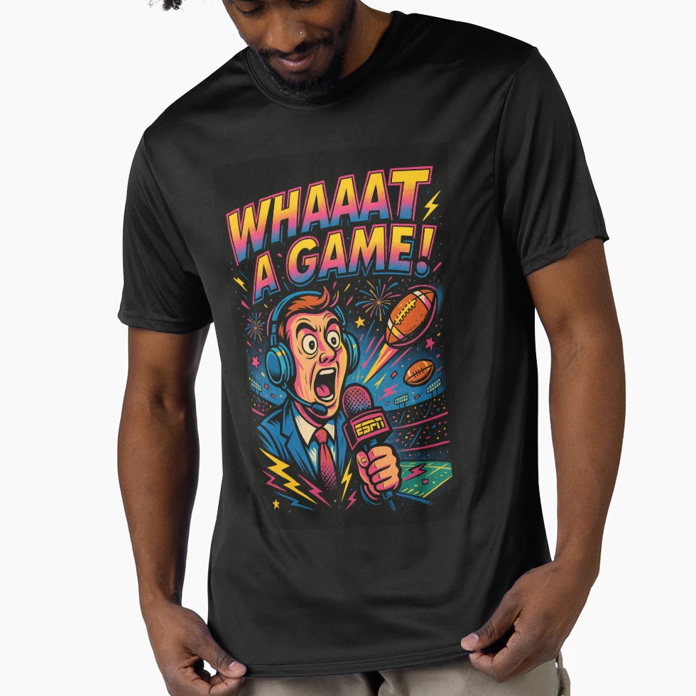 Tribute To Mike Patrick Espn Mayhem T-Shirt - Graphic Print for Adults - T-Shirt, Sweatshirt, Hoodie