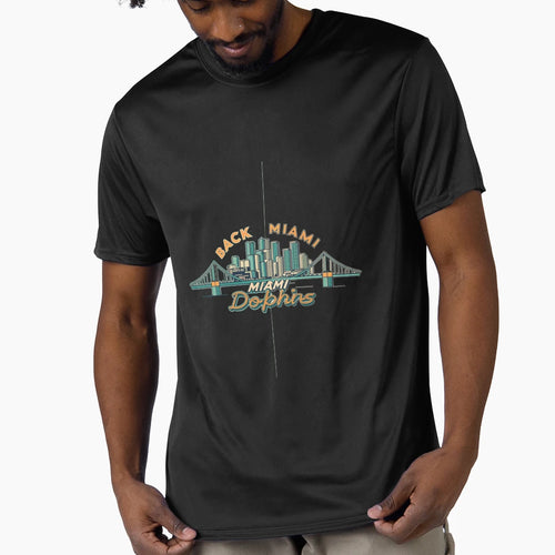 Back Miami Dolphins T-Shirt - Fun Novelty Design Men Women - T-Shirt, Sweatshirt, Hoodie