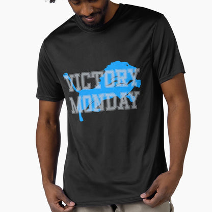 Detroit Lions Victory Monday T-Shirt - Streetwear Style for Adults - T-Shirt, Sweatshirt, Hoodie