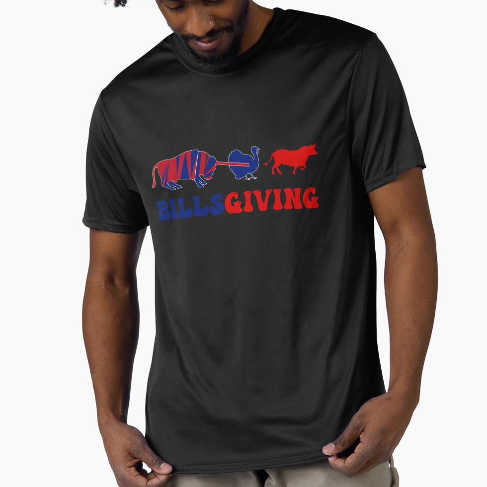 Billsgiving Chicken Thanksgiving Turkey T-Shirt - Streetwear Style Unisex - T-Shirt, Sweatshirt, Hoodie